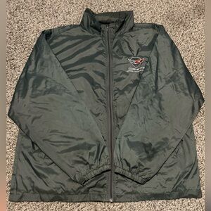 National Corvette Museum official hooded nylon windbreaker jacket